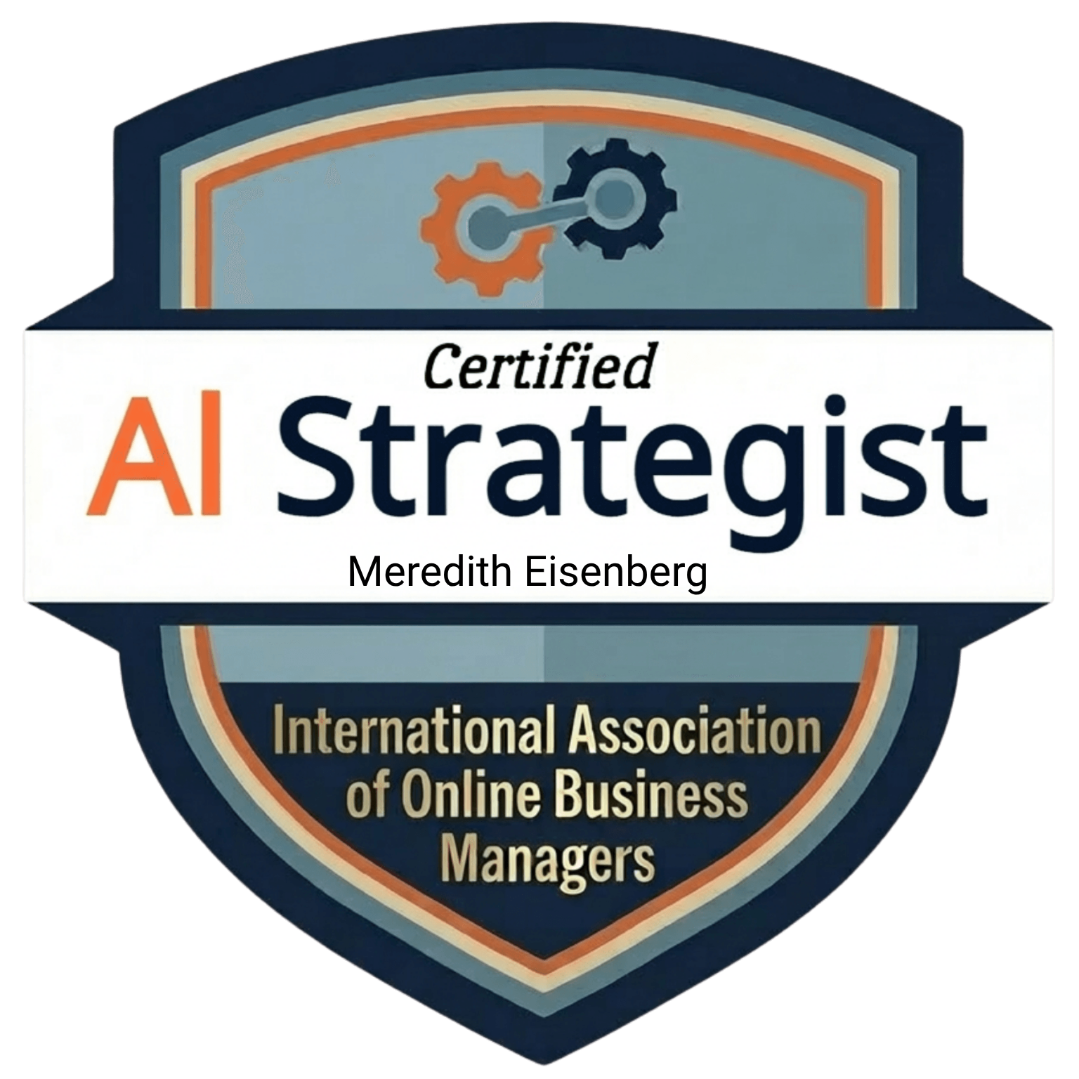Meredith Eisenberg — Certified AI Strategist, International Association of Online Business Managers